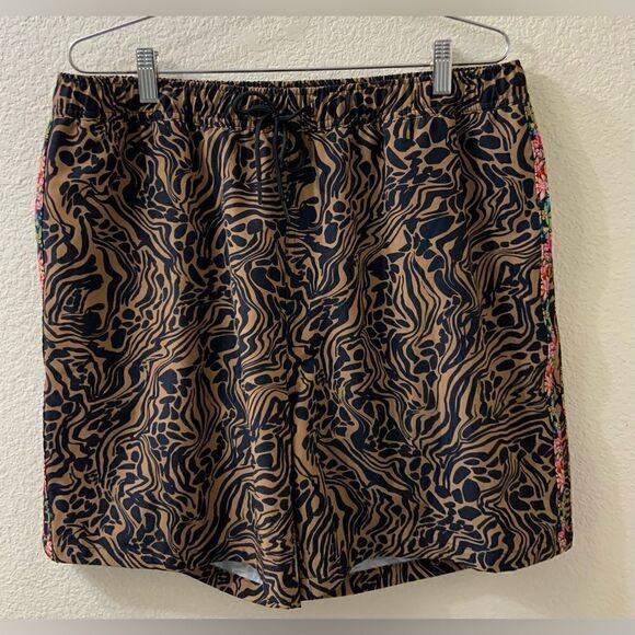 Johnny Was NWOT Mens Swim Trunk Boho Sz large - Picture 1 of 5